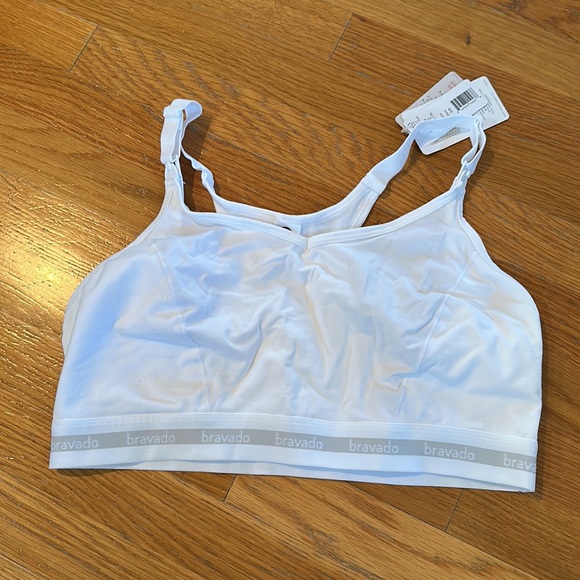 Bravado | NWT New Original Full Cup Nursing Bra White Organic Cotton Tencel - Picture 4 of 12